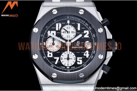 Audemars Piguet - AP ROO Chronograph CER SS/RU Grey/Num APF 7750 Mod