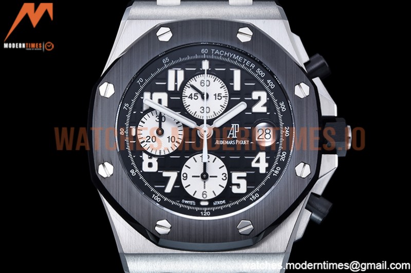 Audemars Piguet - AP ROO Chronograph CER SS/RU Grey/Num APF 7750 Mod