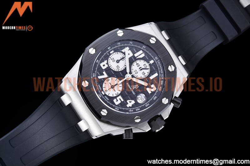 Audemars Piguet - AP ROO Chronograph CER SS/RU Grey/Num APF 7750 Mod