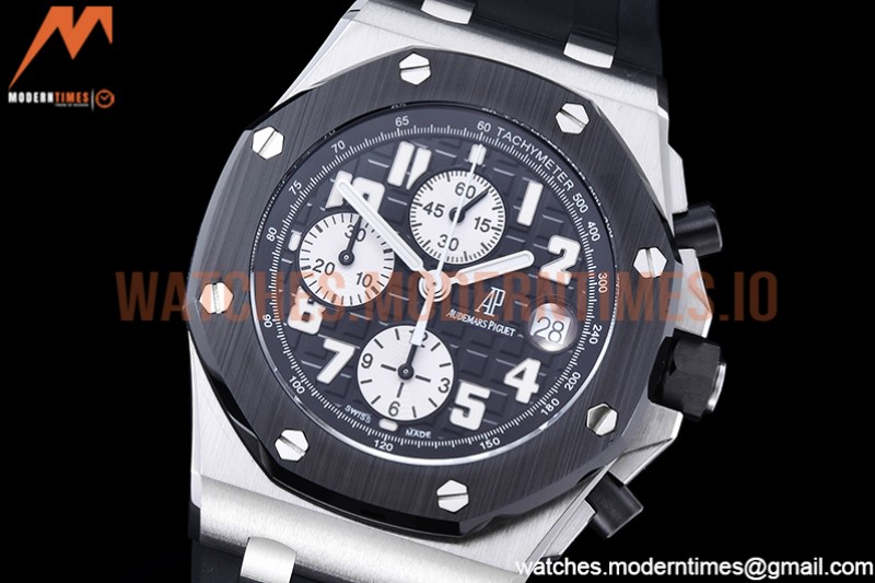 Audemars Piguet - AP ROO Chronograph CER SS/RU Grey/Num APF 7750 Mod
