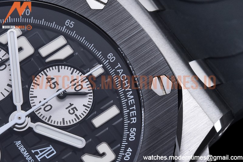 Audemars Piguet - AP ROO Chronograph CER SS/RU Grey/Num APF 7750 Mod