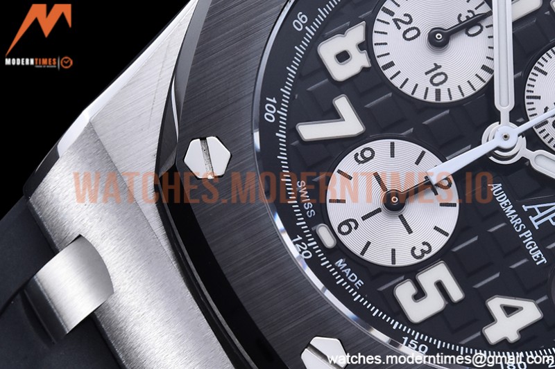 Audemars Piguet - AP ROO Chronograph CER SS/RU Grey/Num APF 7750 Mod