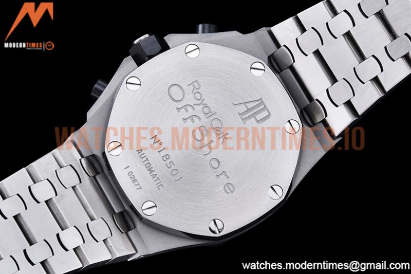 Audemars Piguet - AP ROO Chronograph SS/SS Grey/Num APF 7750 Mod