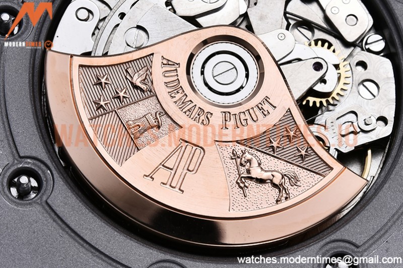 Audemars Piguet - AP ROO Chronograph SS/SS Grey/Num APF 7750 Mod