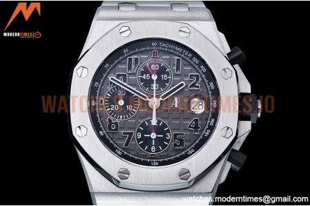 Audemars Piguet - AP ROO Chronograph SS/SS Grey/Num APF 7750 Mod