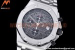 Audemars Piguet - AP ROO Chronograph SS/SS Grey/Num APF 7750 Mod