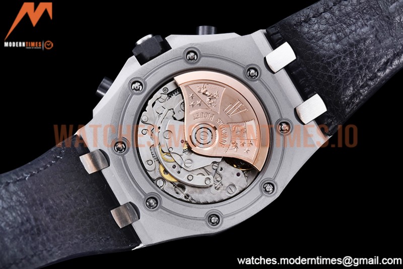 Audemars Piguet - AP ROO Chronograph SS/LE Blk/O-Num APF 7750 Mod