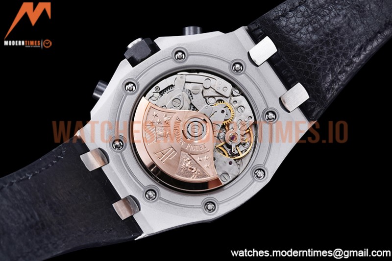 Audemars Piguet - AP ROO Chronograph SS/LE Blk/O-Num APF 7750 Mod