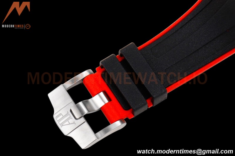 Audemars Piguet - AP ROO Chronograph SS/LE Black/Num Orange  JF A3126 Mod
