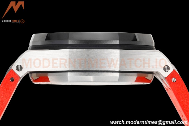 Audemars Piguet - AP ROO Chronograph SS/LE Black/Num Orange  JF A3126 Mod