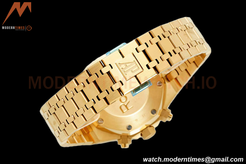 Audemars Piguet - Royal Oak Chronograph 26331BA YG/YG Blue/Stk IPF 7750 MOD