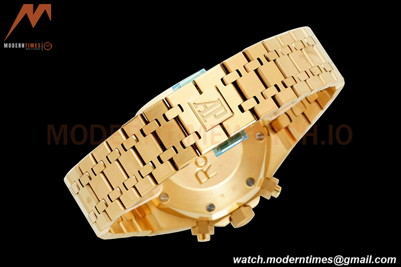 Audemars Piguet - Royal Oak Chronograph 26331BA YG/YG Green/Stk IPF 7750 MOD