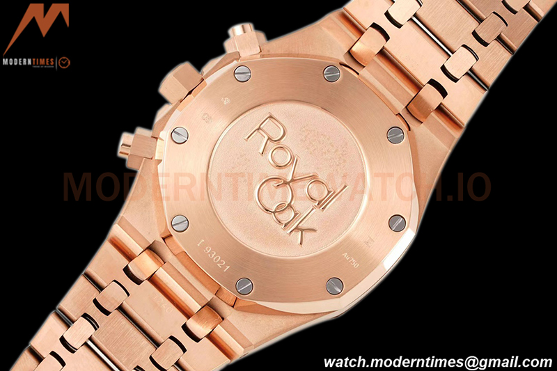 Audemars Piguet - Royal Oak Chronograph 26331OR RG/RG Brown/Stk IPF 7750 MOD