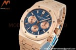 Audemars Piguet - Royal Oak Chronograph 26331OR RG/RG Blue/Stk IPF 7750 MOD