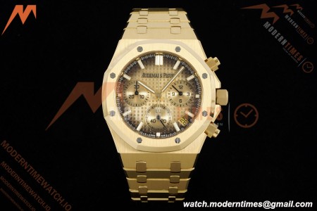 Audemars Piguet - Royal Oak Chrono 26240BA 41mm YG/YG Smoked Yellow Gold APSF SH4401