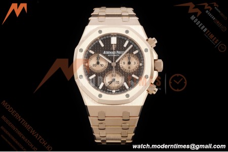 Audemars Piguet - Royal Oak Chrono 26239OR 41mm RG/RG Brown Dial APSF SH4401 | 오데마 피게 - 로얄 오크 크로노 26239OR 41mm RG/RG 브라운 다이얼 APSF SH4401