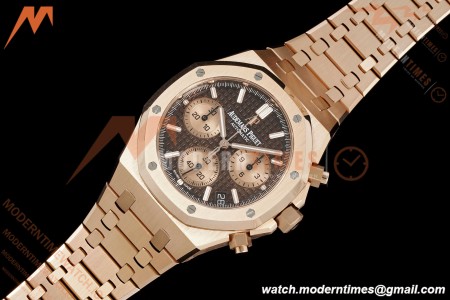 Audemars Piguet - Royal Oak Chrono 26239OR 41mm RG/RG Brown Dial APSF SH4401 | 오데마 피게 - 로얄 오크 크로노 26239OR 41mm RG/RG 브라운 다이얼 APSF SH4401