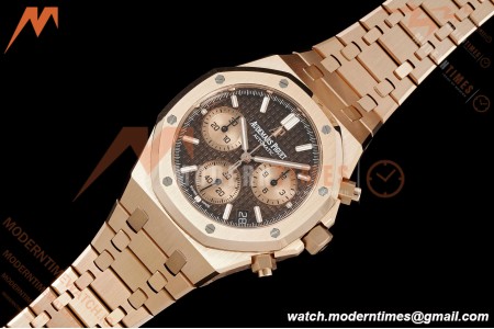 Audemars Piguet - Royal Oak Chrono 26239OR 41mm RG/RG Brown Dial APSF SH4401 | 오데마 피게 - 로얄 오크 크로노 26239OR 41mm RG/RG 브라운 다이얼 APSF SH4401