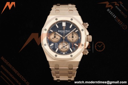 Audemars Piguet - Royal Oak Chrono 26239OR 41mm RG/RG Blue Dial APSF SH4401 | 오데마 피게 - 로얄 오크 크로노 26239OR 41mm RG/RG 블루 다이얼 APSF SH4401