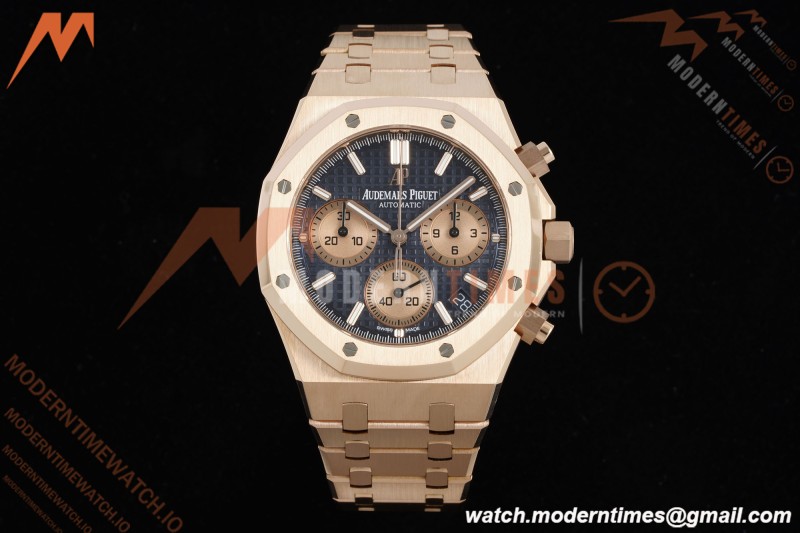 Audemars Piguet - Royal Oak Chrono 26239OR 41mm RG/RG Blue Dial APSF SH4401 | 오데마 피게 - 로얄 오크 크로노 26239OR 41mm RG/RG 블루 다이얼 APSF SH4401