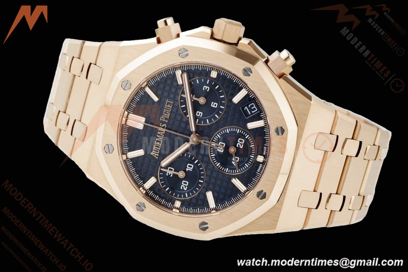 Audemars Piguet - Royal Oak Chrono 26240OR 41mm RG/RG Blue APSF SH4401