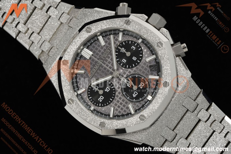 Audemars Piguet - Royal Oak Chrono 26240BC 41mm Frosted SS/SS Grey APSF SH4401 | 오데마 피게 - 로얄 오크 크로노 26240BC 41mm 프로스티드 SS/SS 그레이 APSF SH4401