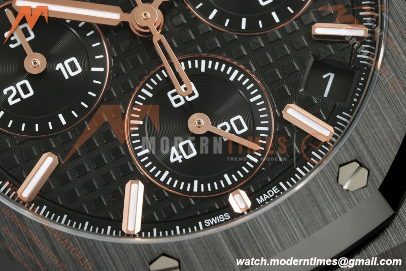 Audemars Piguet - Royal Oak 26240CE 41mm CER/CER Black APSF V2 SA4401 Free Sprung