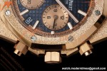 Audemars Piguet - Royal Oak Chrono 26239OR Frosted 41mm RG/RG Blue Dial APSF SH4401