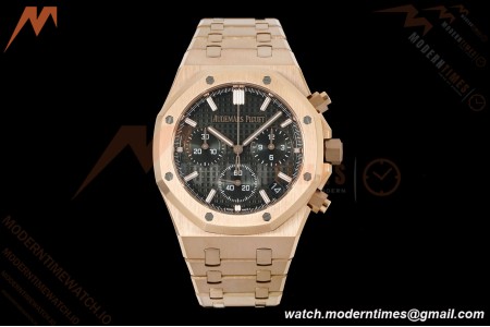 Audemars Piguet - Royal Oak Chrono 26240OR 41mm RG/RG Green APSF SH4401 | 오데마 피게 - 로얄 오크 크로노 26240OR 41mm RG/RG 그린 APSF SH4401