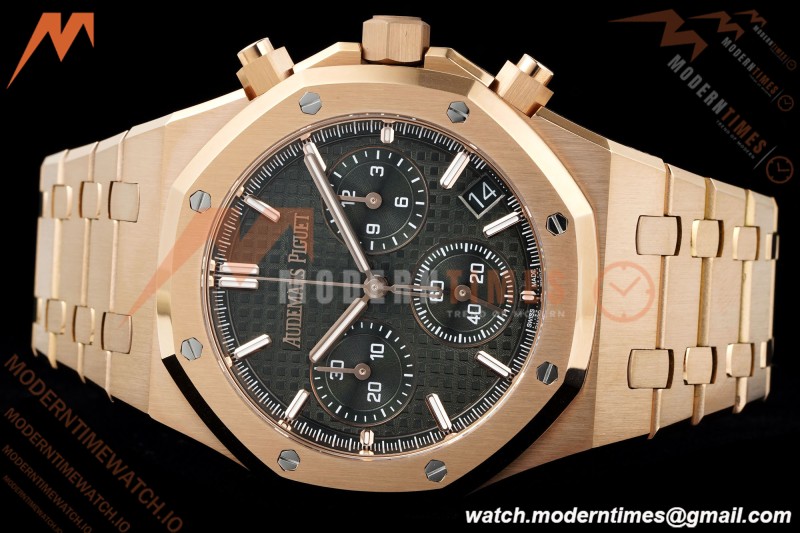 Audemars Piguet - Royal Oak Chrono 26240OR 41mm RG/RG Green APSF SH4401
