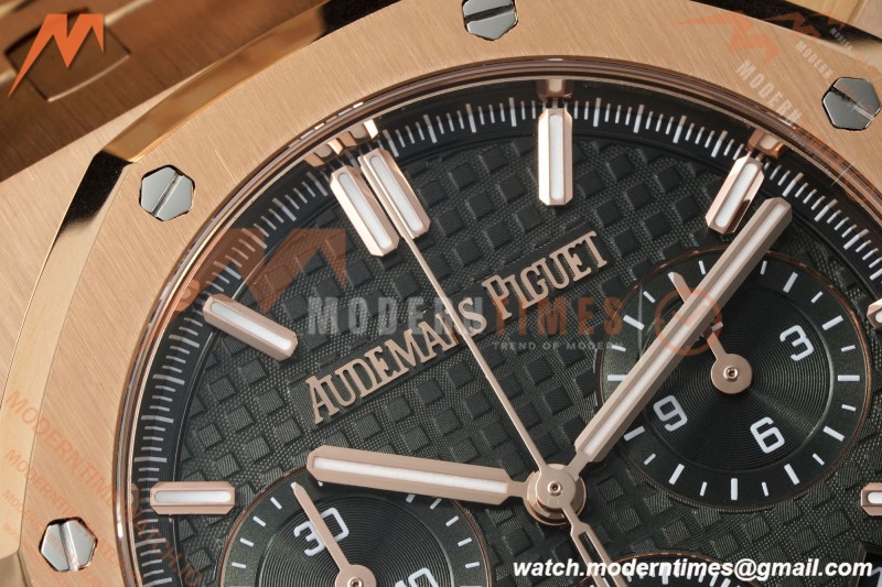 Audemars Piguet - Royal Oak Chrono 26240OR 41mm RG/RG Green APSF SH4401