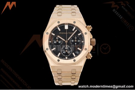 Audemars Piguet - Royal Oak Chrono 26240OR 41mm RG/RG Black APSF SH4401 | 오데마 피게 - 로얄 오크 크로노 26240OR 41mm RG/RG 블랙 APSF SH4401