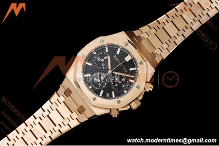Audemars Piguet - Royal Oak Chrono 26240OR 41mm RG/RG Black APSF SH4401 | 오데마 피게 - 로얄 오크 크로노 26240OR 41mm RG/RG 블랙 APSF SH4401