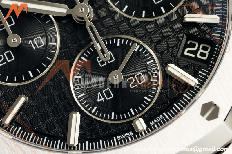 Audemars Piguet - Royal Oak 26240ST 41mm SS/SS Black SWF Dial DDF DD4401 | 오데마 피게 - 로얄 오크 26240ST 41mm SS/SS 블랙 SWF 다이얼 DDF DD4401