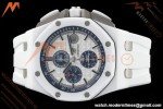 Audemars Piguet - AP ROO Chronograph Sec@12 44mm CER/CER/RU White APJF A3126 Mod