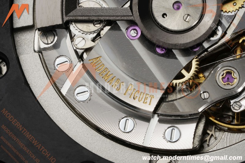 Audemars Piguet - AP ROO Chronograph Sec@12 26406FR 44mm CER/RG/RU Black APJF A3126 Mod | 오데마 피게 - AP ROO 크로노그래프 Sec@12 26406FR 44mm CER/RG/RU 블랙 APJF A3126 Mod
