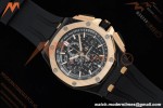 Audemars Piguet - AP ROO Chronograph Sec@12 26406FR 44mm CER/RG/RU Black APJF A3126 Mod | 오데마 피게 - AP ROO 크로노그래프 Sec@12 26406FR 44mm CER/RG/RU 블랙 APJF A3126 Mod