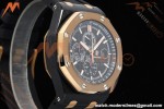 Audemars Piguet - AP ROO Chronograph Sec@12 26406FR 44mm CER/RG/RU Black APJF A3126 Mod | 오데마 피게 - AP ROO 크로노그래프 Sec@12 26406FR 44mm CER/RG/RU 블랙 APJF A3126 Mod