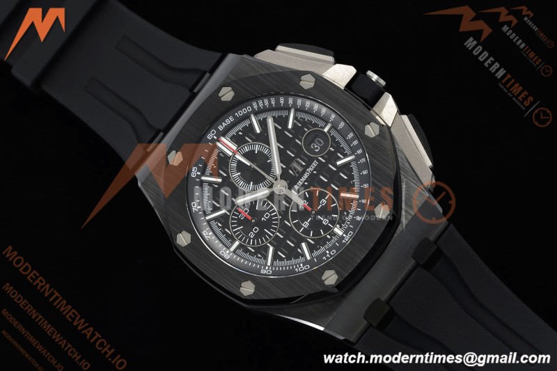 Audemars Piguet - AP ROO Chronograph Sec@12 26402CE 44mm CER/CER/RU Black APJF A3126 Mod