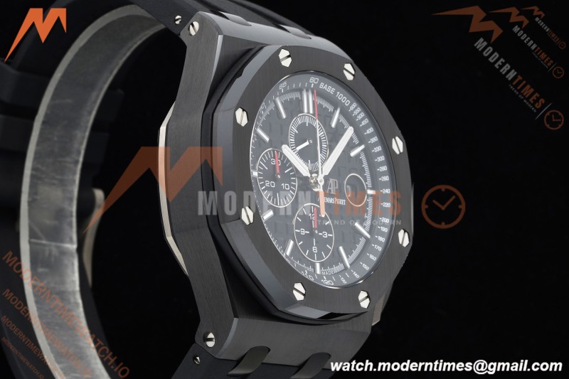 Audemars Piguet - AP ROO Chronograph Sec@12 26402CE 44mm CER/CER/RU Black APJF A3126 Mod