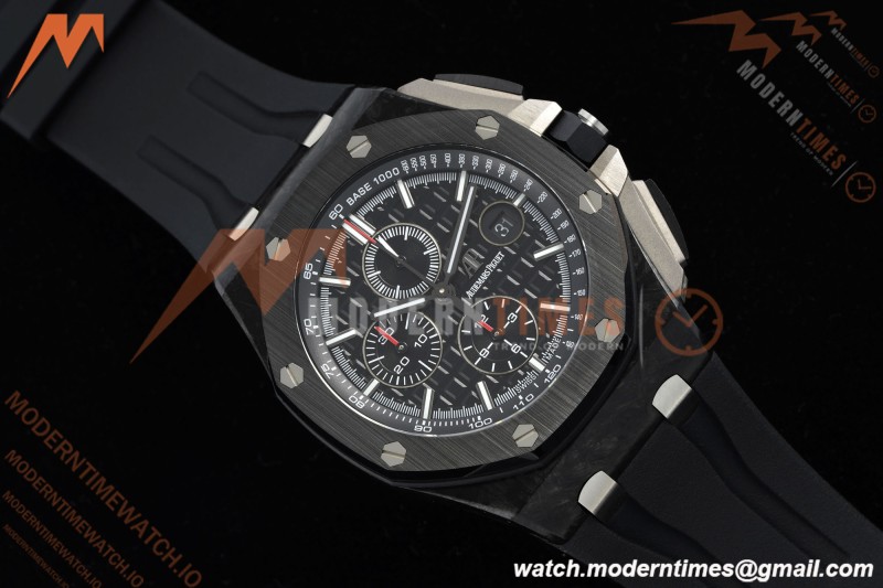 Audemars Piguet - AP ROO Chronograph Sec@12 26400AU 44mm CER/CER/RU Black APJF A3126 Mod