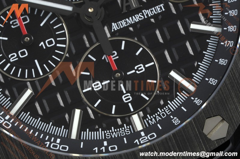 Audemars Piguet - AP ROO Chronograph Sec@12 26400AU 44mm CER/CER/RU Black APJF A3126 Mod