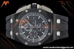 Audemars Piguet - AP ROO Chronograph Sec@12 26400AU 44mm CER/CER/RU Black APJF A3126 Mod
