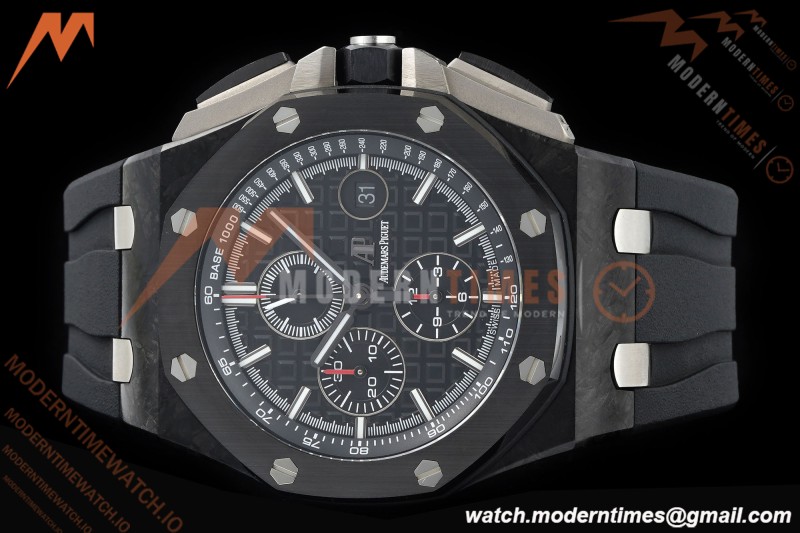 Audemars Piguet - AP ROO Chronograph Sec@12 26400AU 44mm CER/CER/RU Black APJF A3126 Mod