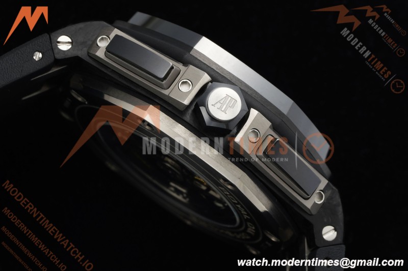 Audemars Piguet - AP ROO Chronograph Sec@12 26400AU 44mm CER/CER/RU Black APJF A3126 Mod