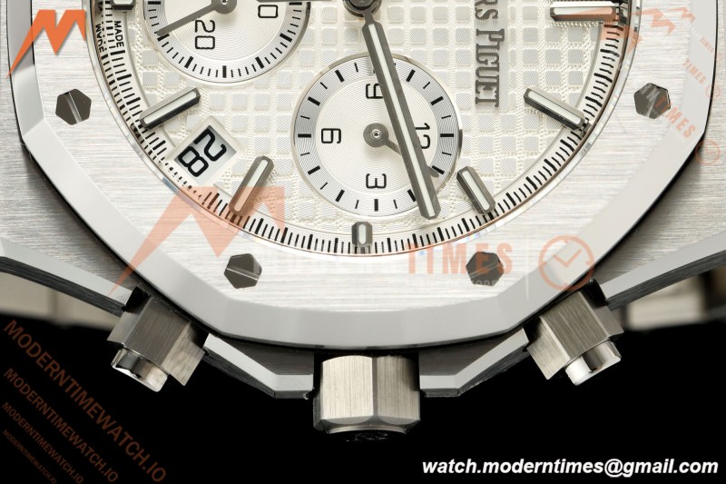 Audemars Piguet - Royal Oak 26240ST 41mm SS/SS White SWF Dial DDF DD4401