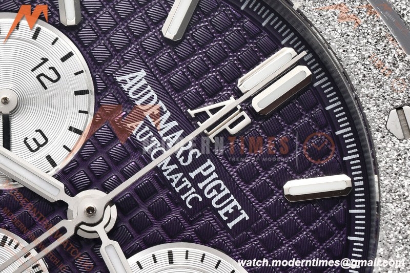 Audemars Piguet - Royal Oak Chrono 26331BC Frosted 41mm SS/SS Purple OMF Cal.2385 Mod