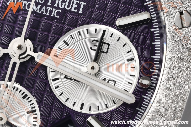 Audemars Piguet - Royal Oak Chrono 26331BC Frosted 41mm SS/SS Purple OMF Cal.2385 Mod