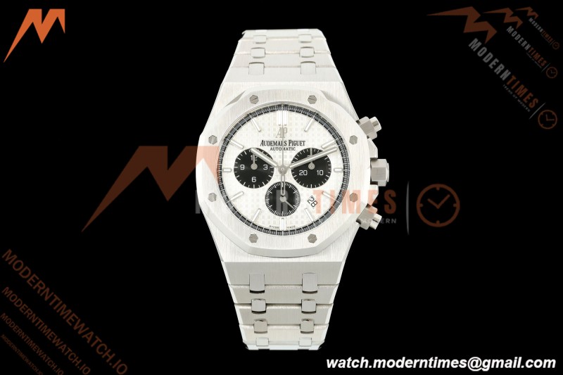 Audemars Piguet - Royal Oak Chronograph 26331ST 41mm SS/SS White/Stk APSF A2385