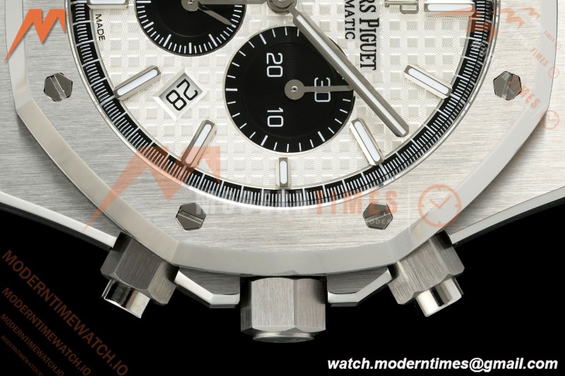Audemars Piguet - Royal Oak Chronograph 26331ST 41mm SS/SS White/Stk APSF A2385
